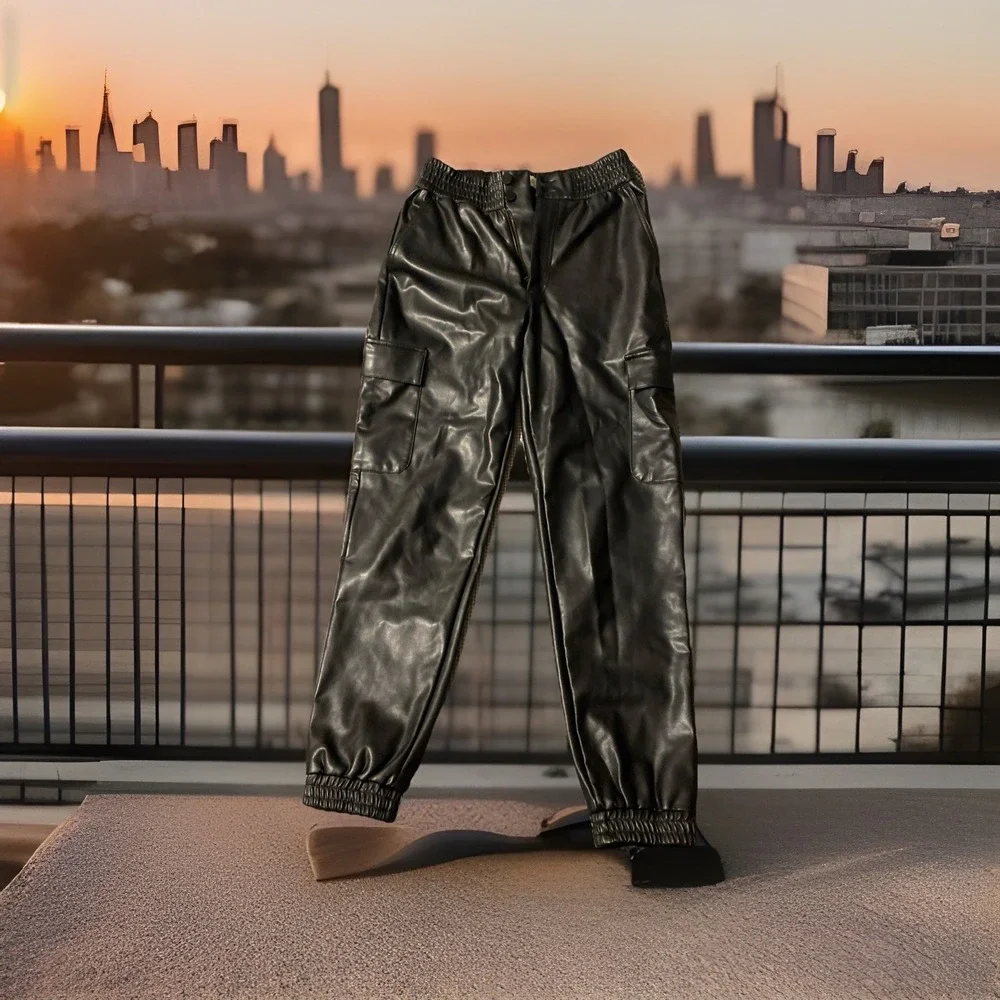 abercrombie fitch faux leather pants Womens Smile - Picture 1 of 5
